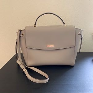 Kate Spade NY Lilah Crossbody Satchel Bag - Cream